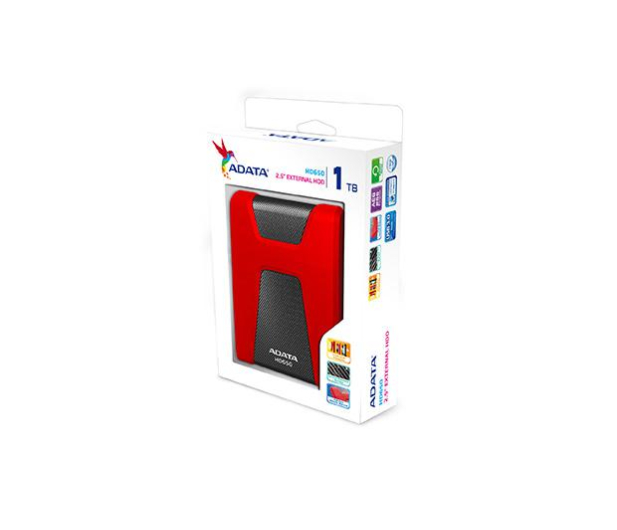 ADATA HD650 1TB USB 3.2 Gen. 1 Czerwono-Srebrny - 302563 - zdjęcie 5